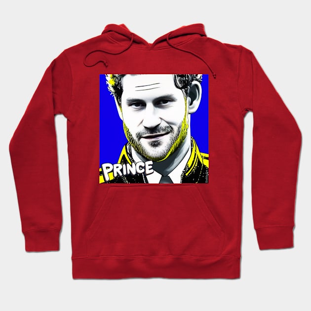 Prince Harry - Pop Art Hoodie by Pickledjo